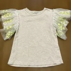 la poche biscuit フリル袖 Tシャツ 110のサムネイル