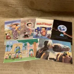 《未使用》USJ ベティ＆スヌーピー＆E.T. ポストカード