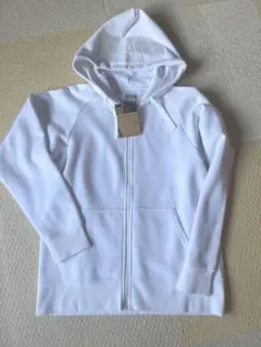 THE NORTH FACE フードロゴ　ホワイトパーカー