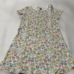 プチバトー 4ans104 花柄ナイトドレス