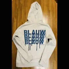 SCOTCH&SODA AMSTERDAMS BLAUWグレーフード付きパーカー