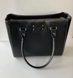 Kate Spade New York ブラックレザートートバッグ 【訳あり品】