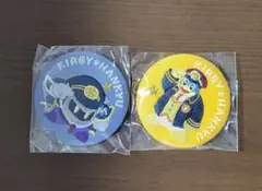 阪急 カービィコラボ 刺繍缶バッジ メタナイト＆デデデ大王