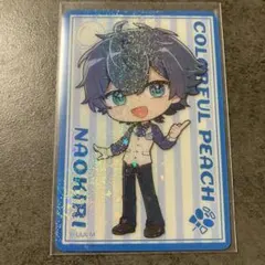 カラフルピーチ　トレーディングホログラムクリアカード　なおきり