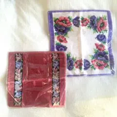 【FEILER/フェイラー】花柄タオルハンカチ2枚セット