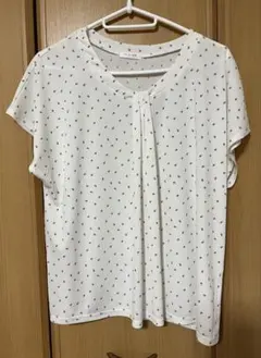 GLACIER Lサイズ ドット柄 半袖シャツ