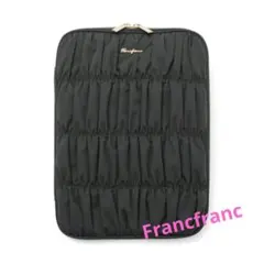 Francfranc♡ギャザー タブレットケース♡ダークグレー