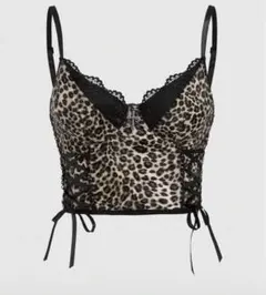 Y2K 平成 ギャル グランジ レオパード柄 キャミソール