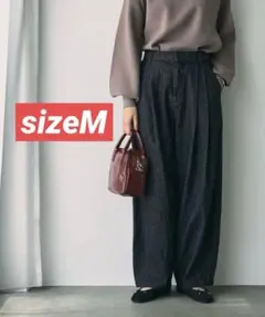 coen ランタンパンツ（WEB限定カラー）sizeM　ブラック②