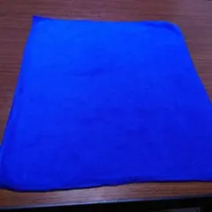 マイクロファイバータオル青色