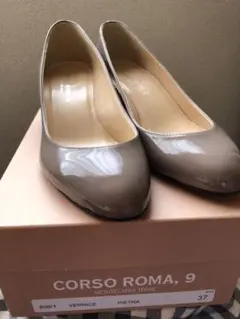 美品 CORSO ROMA 9 ヒール高4.5 サイズ37