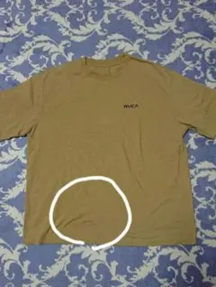 【✧訳アリ品】✪ルーカ RVCA プリント Tシャツ 茶 サイズ感はゆったり✡のサムネイル