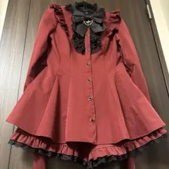【美品】Secret Honey アクセサリーリボンレースフリルセットアップのサムネイル