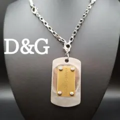 入手困難 00s　D&G / ハートモチーフ ドッグタグネックレス 入手困難 00s D&G / ハートモチーフ ドッグタグネックレス - メルカリ