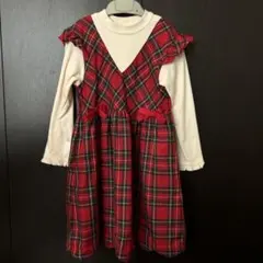 Biquette Club チェック柄ワンピース 110サイズ