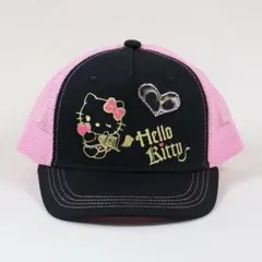 【新品】ハローキティ 天使小悪魔シリーズ　メッシュ　キャップ　帽子　辻希空