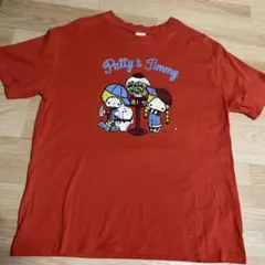 サンリオPATTY & TIMMY 半袖Tシャツ オレンジ