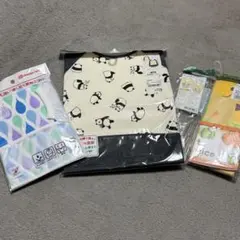 新品　こどもエプロン　お食事エプロン　長袖エプロン　離乳食　ベビーエプロン　3枚