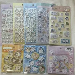 【正規品】ちいかわ　ボンボンドロップシール　マシュマロ風シール　サンリオコラボ