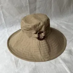 【美品】00s OLD GAP ワイドブリム キャンバスハット ベージュのサムネイル