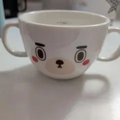 森永ココア クマの顔の陶器製マグカップ