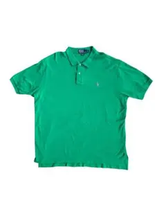 【Polo】ポロシャツ XLビッグシルエット ワンピ風 ドロップショルダー