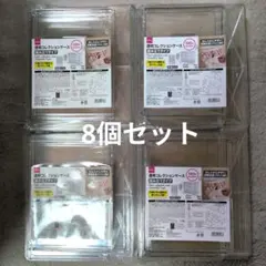 ダイソー 透明コレクションケース 組み立てタイプ 10個 前開き扉