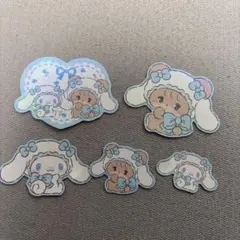 サンリオ　mikko コラボ　ステッカー　シナモロール　ラテ　全員　セット