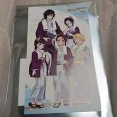 鬼滅の刃×ユネッサン 描き下ろし 集合 温泉浴衣ver. A4クリアファイル