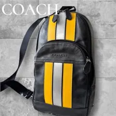 美品 COACH コーチ ヒューストン ボディバッグ レザー PVC - メルカリ