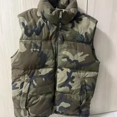 THE NORTH FACE カモフラージュ ダウンベスト迷彩