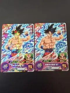 ドラゴンボールヒーローズ 孫悟空 2枚 プロモ PJS-38 UVPJ-01 - メルカリ