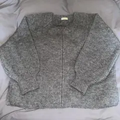 グレー ニット ゆったり☆earth music&ecology