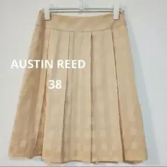 AUSTIN REED オースチンリード 膝丈プリーツスカート 38　日本製のサムネイル
