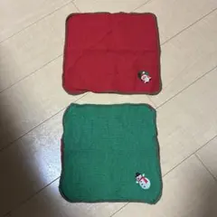 クリスマス　ハンカチ　2枚セット