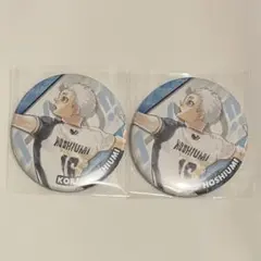 星海光来 缶バッジ ×20 ➕オマケ ハイキュー 星海光来 缶バッジ メタリックカード - メルカリ