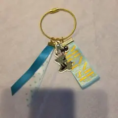 ディズニーストア　ミニーマウス シークレットキーチェーン　緑