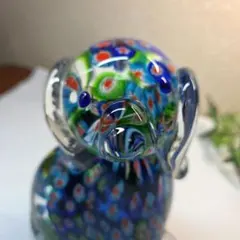 ヴェネツィアガラス ミルフィオリ 2枚 Muranoglass PAGAN - メルカリ