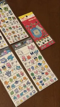 たまごっち 4サイズステッカー 4枚 きらきらシール2