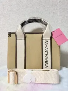 Samantha サマンサ ロゴテープ キャンバス トート バッグ 新品未使用
