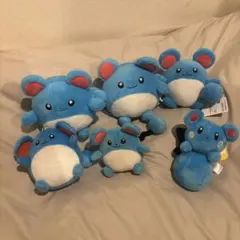 マリル　ルリリ　ぬいぐるみセットのサムネイル