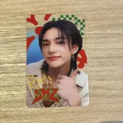 StrayKids Qoo10アルバム特典クリアトレカ　ヒョンジン