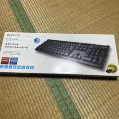 エレコム USB キーボード ワイヤレス ブラック TK-FDM063TBKのサムネイル