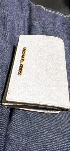 MICHAEL KORS ホワイト 三つ折り財布