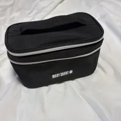 MARY QUANT ブラック化粧ポーチ