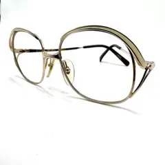 Christian Dior ヴィンテージ メガネフレーム ゴールド