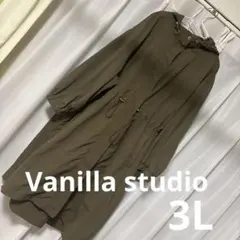 Vanilla studio サイドドット釦モッズコートゆったり3L〜3XLのサムネイル