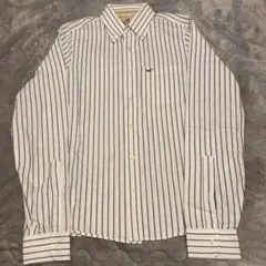 00s archive Hollisterホリスター古着y2k ストライプシャツのサムネイル