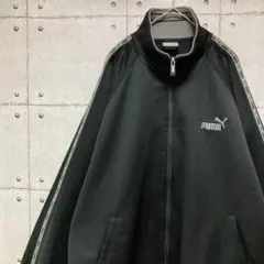 80s 90s プーマ トラックジャケット ジャージ ヒットユニオン 黒 黄 L