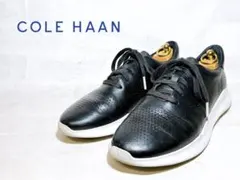 【美品】COLE HAAN コールハーン レザースニーカー 本革 黒 US9M